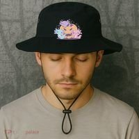 Cute Axolotl Halloween Pumpkin Bucket Hat thumb 2