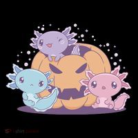 Cute Axolotl Halloween Pumpkin Coffee Mug thumb 5