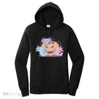 Cute Axolotl Halloween Pumpkin Women's Hoodie thumb 0