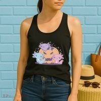 Cute Axolotl Halloween Pumpkin Women's Tank Top thumb 2