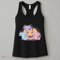 Cute Axolotl Halloween Pumpkin Women's Tank Top thumb 3