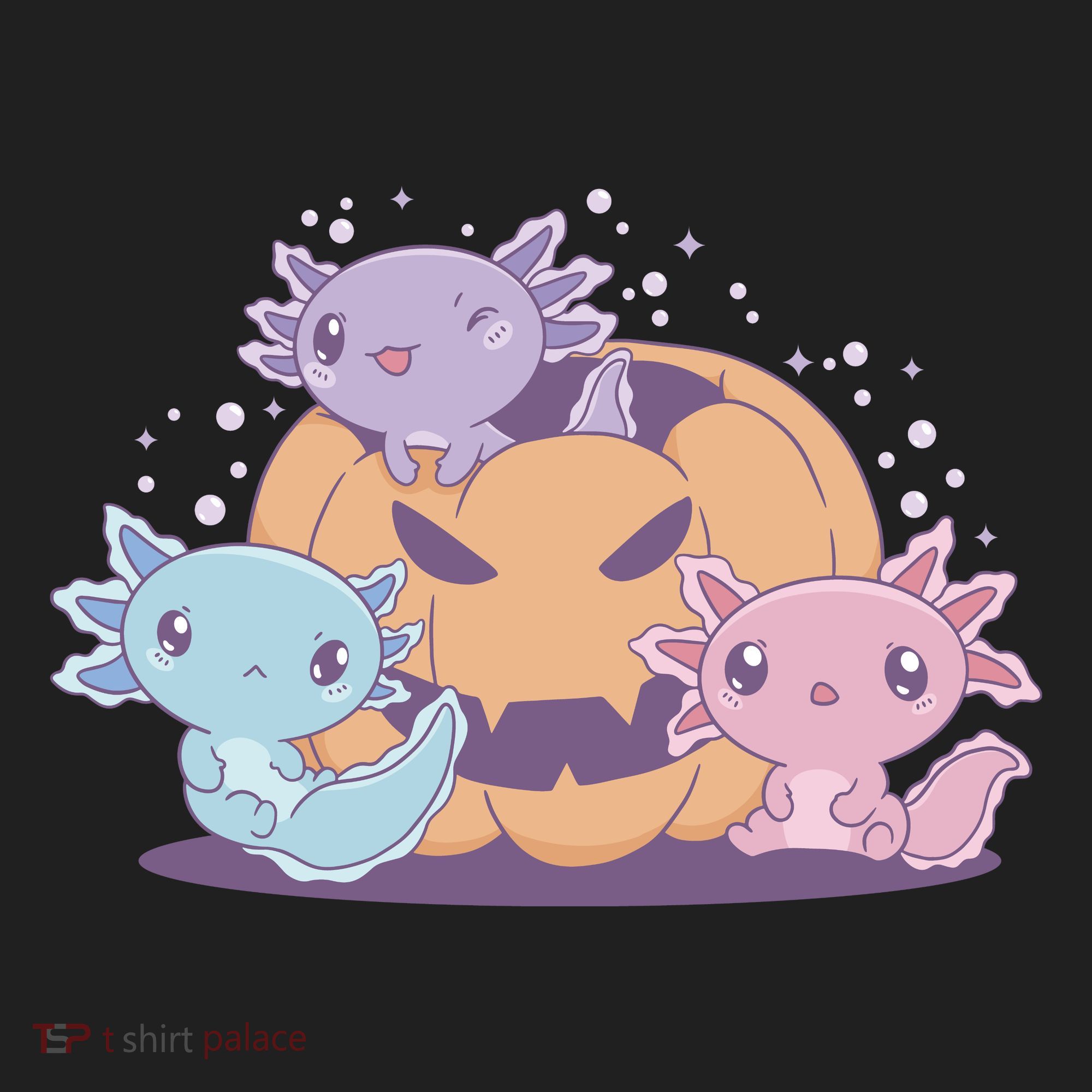 Cute Axolotl Halloween Pumpkin Hat