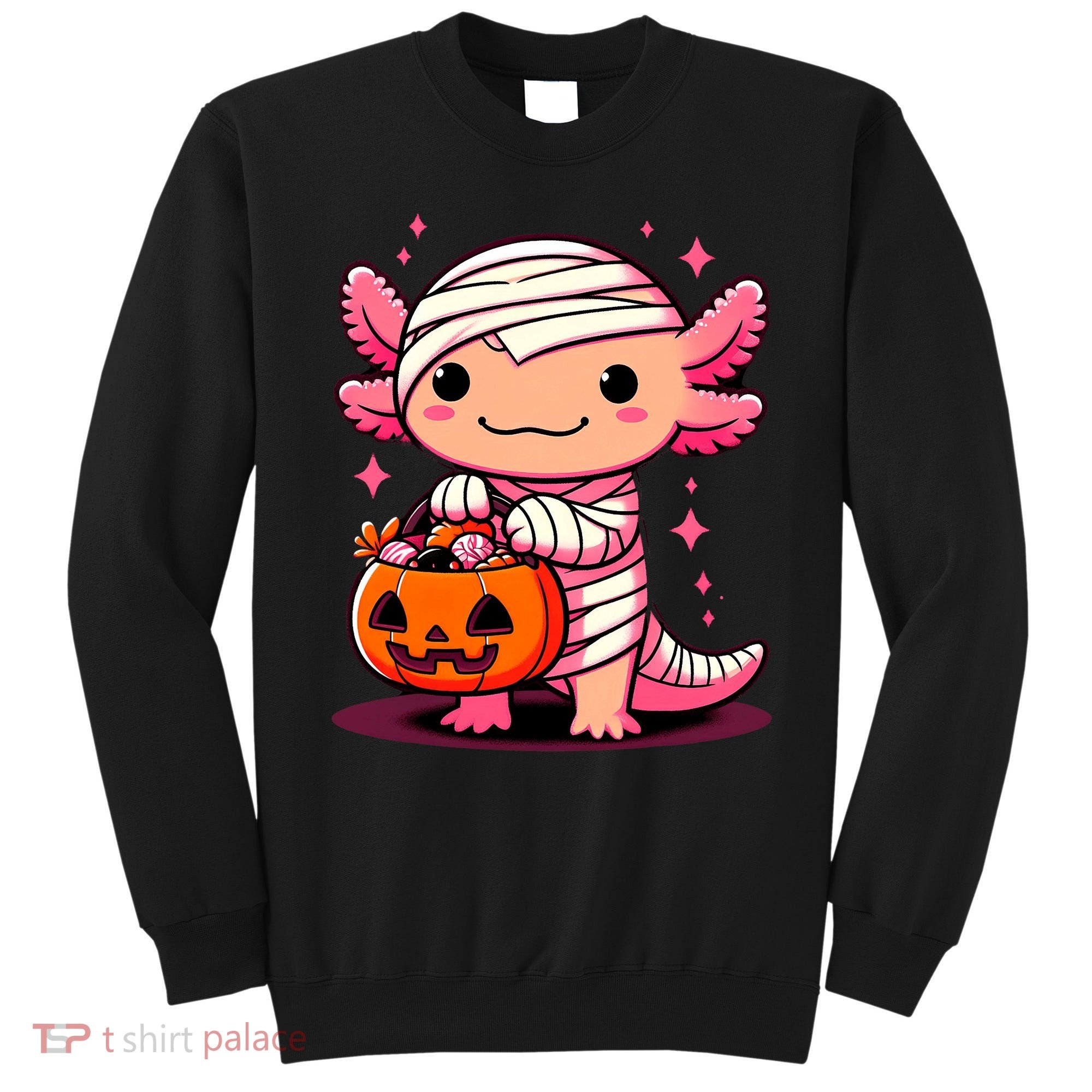 Cute Axolotl Halloween Costume Sweatshirt