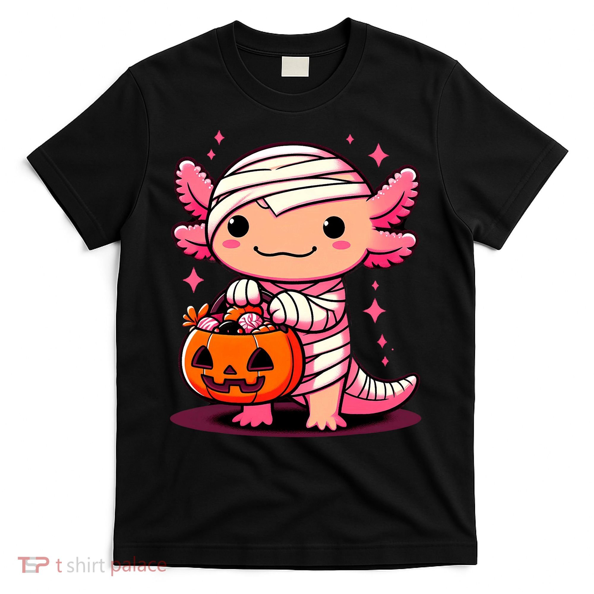 Cute Axolotl Halloween Costume T-Shirt
