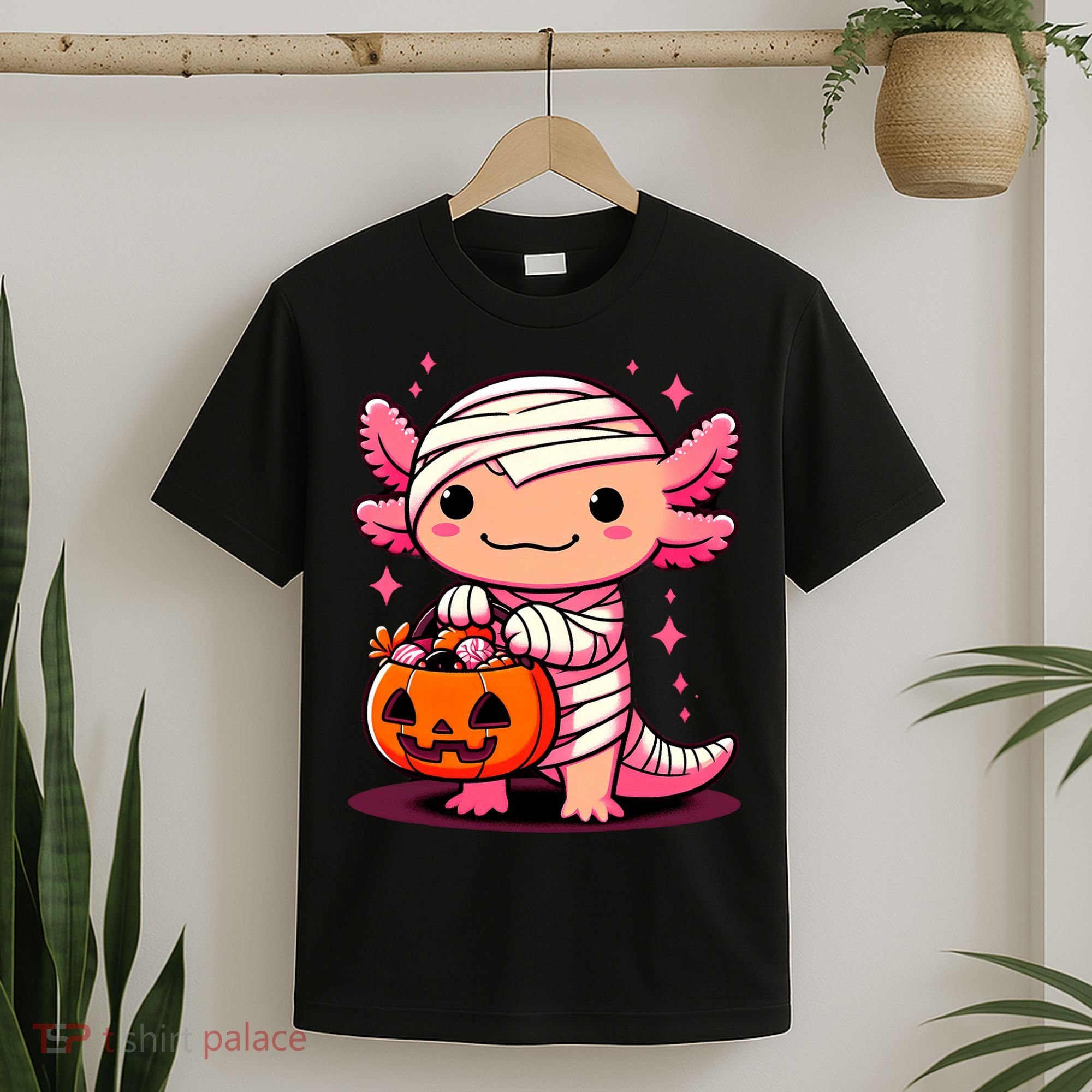 Cute Axolotl Halloween Costume T-Shirt