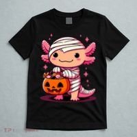 Cute Axolotl Halloween Costume T-Shirt thumb 5