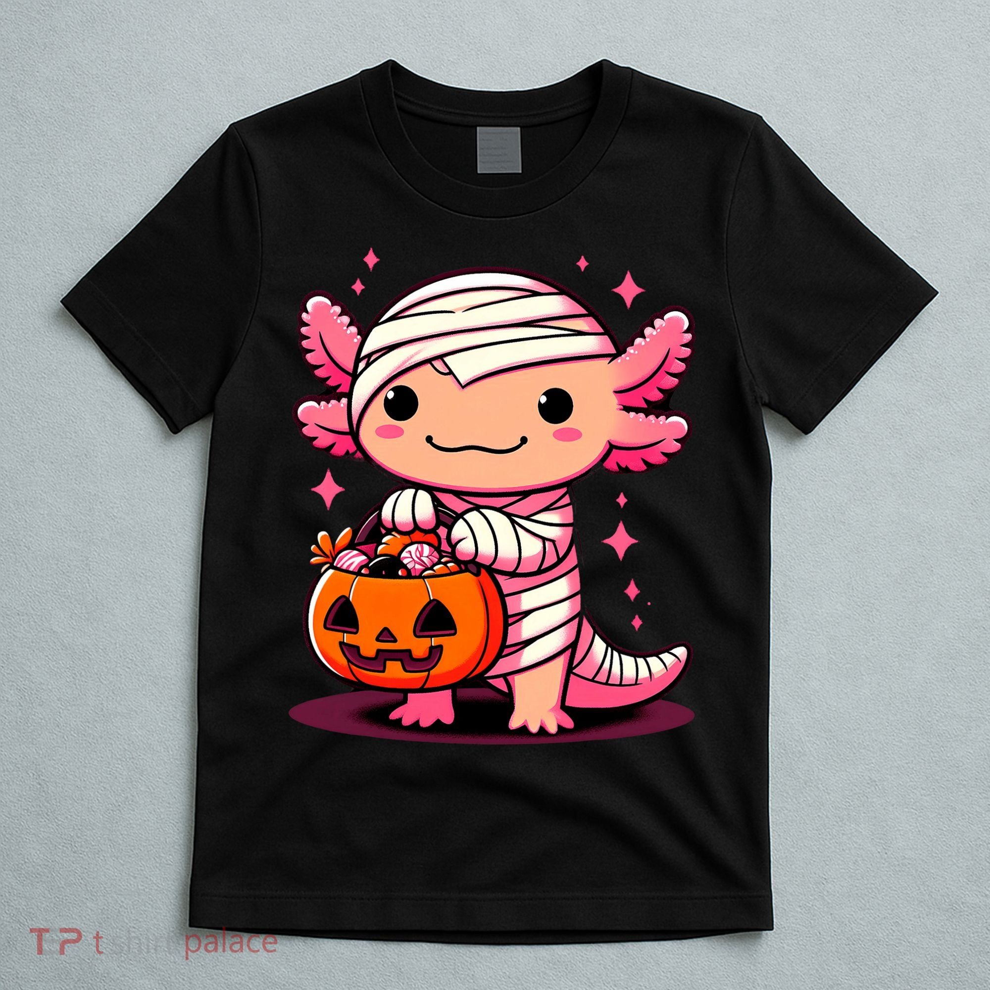 Cute Axolotl Halloween Costume T-Shirt