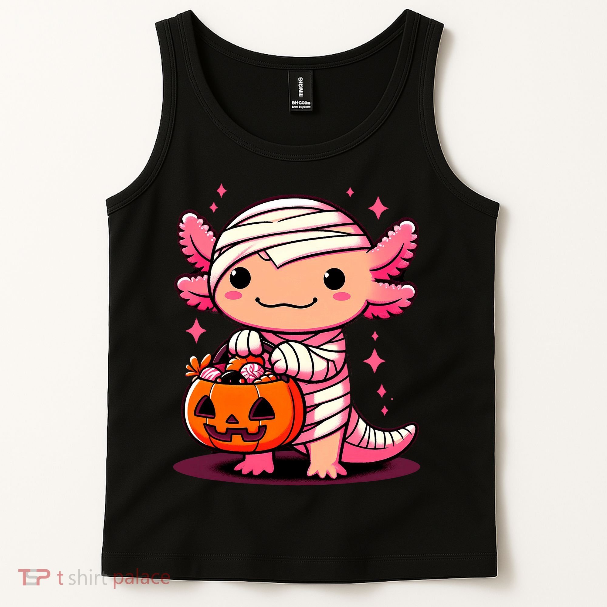 Cute Axolotl Halloween Costume Tank Top