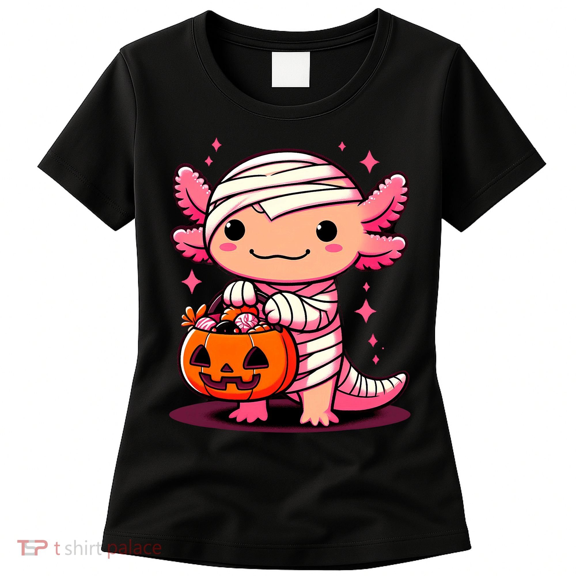 Cute Axolotl Halloween Costume Women's T-Shirt