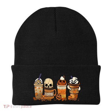 Coffee And Horror Movies Scary Halloween Coffee Lover Beanie