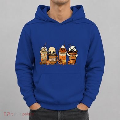 Coffee And Horror Movies Scary Halloween Coffee Lover Hoodie