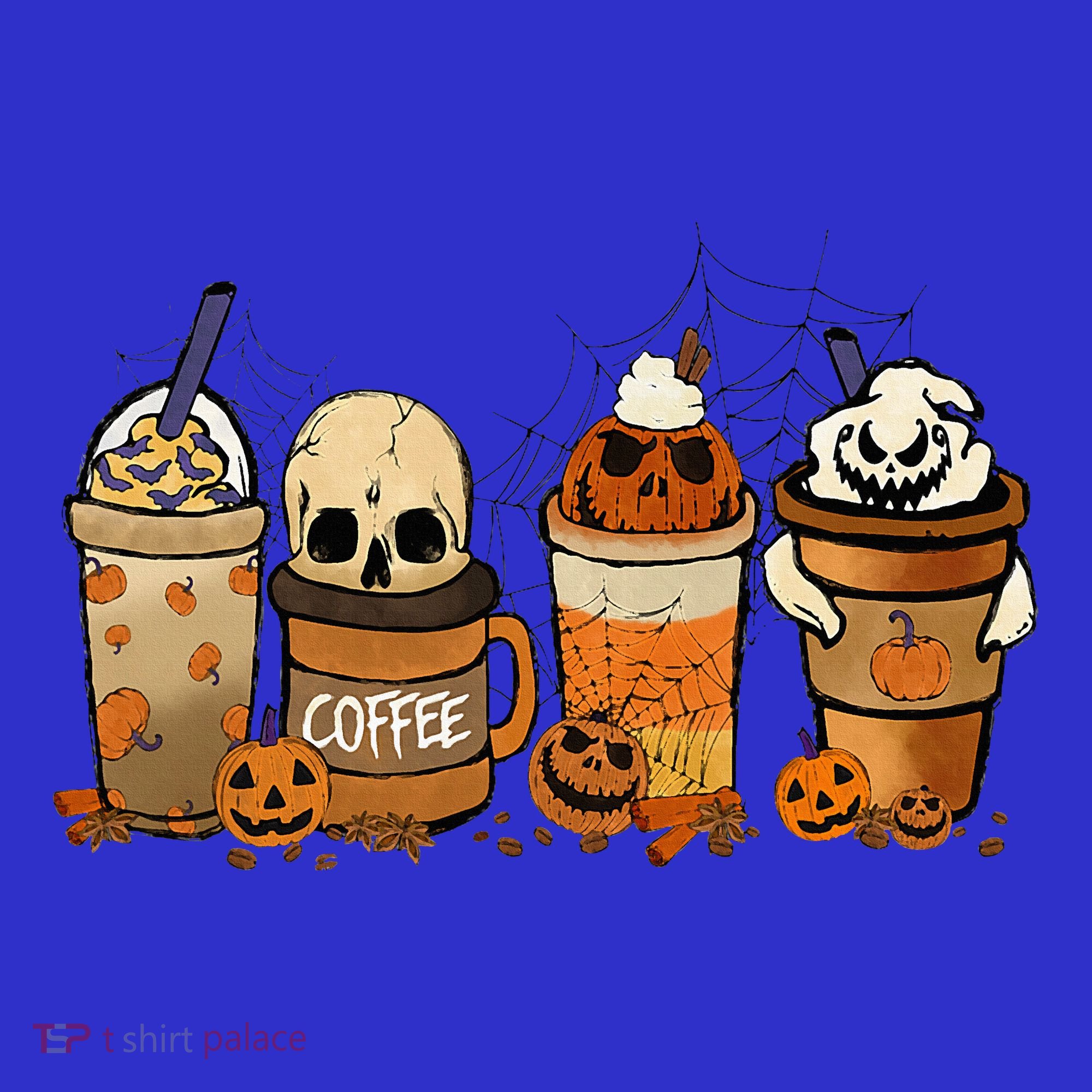 Coffee And Horror Movies Scary Halloween Coffee Lover Hoodie