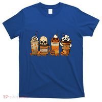 Coffee And Horror Movies Scary Halloween Coffee Lover T-Shirt thumb 0