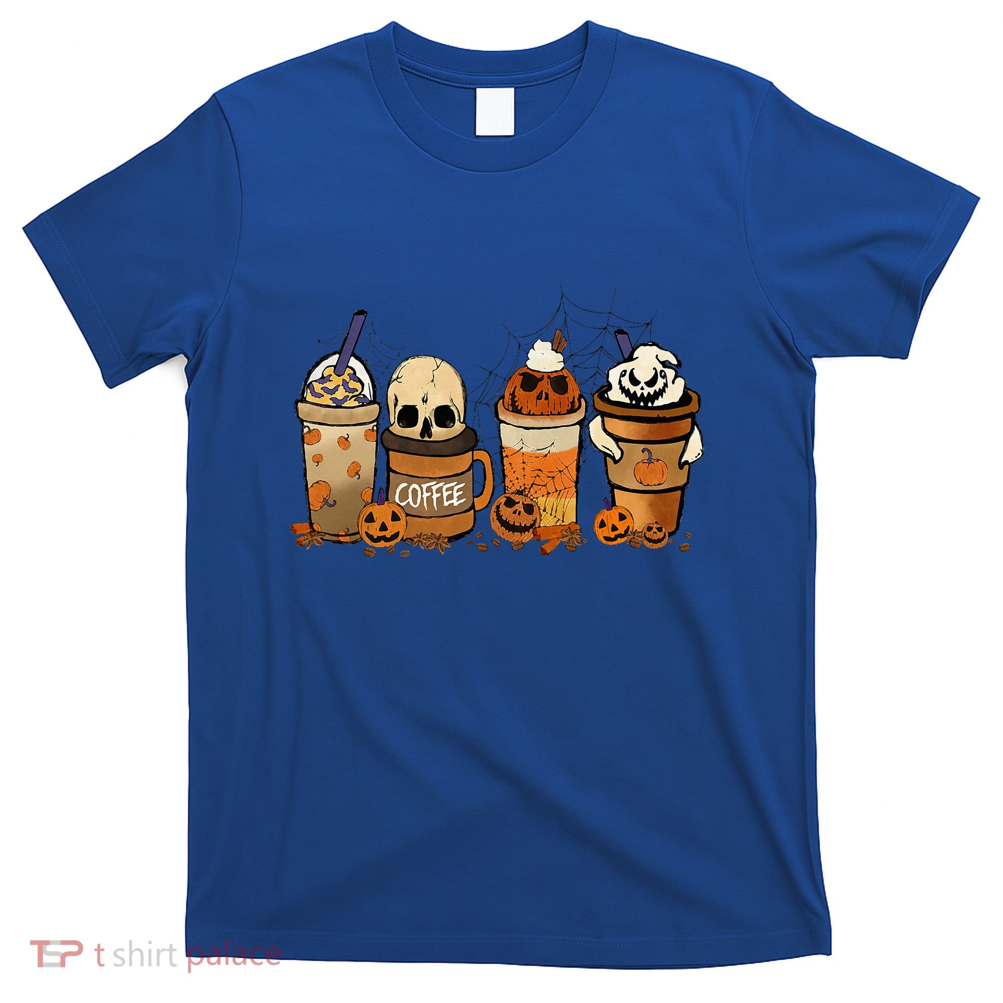 Coffee And Horror Movies Scary Halloween Coffee Lover T-Shirt
