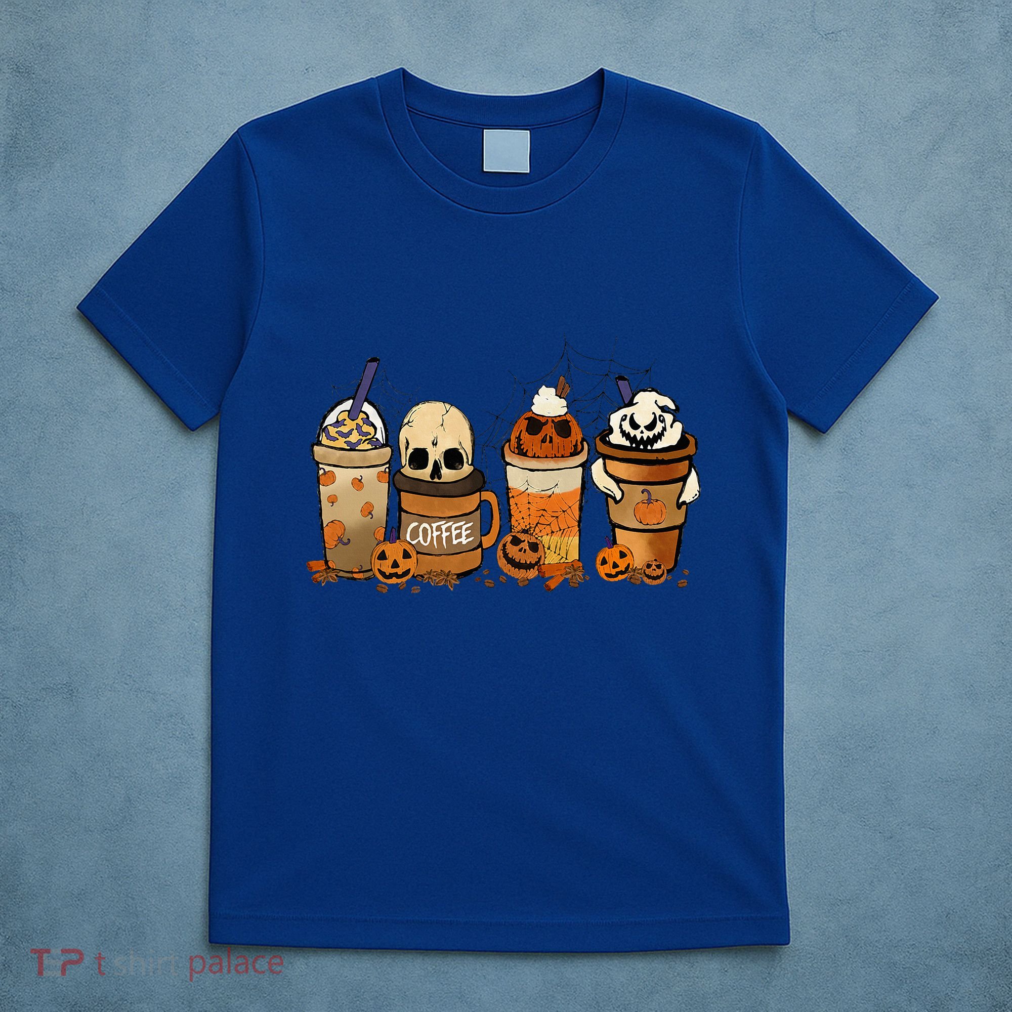Coffee And Horror Movies Scary Halloween Coffee Lover T-Shirt