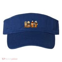 Coffee And Horror Movies Scary Halloween Coffee Lover Visor thumb 0