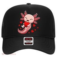 Cute Axolotl Heart Valentines Day Hat thumb 0