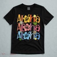 Cute Aloha Hawaiian Summer Vacation Shaka Hibiscus T-Shirt thumb 5