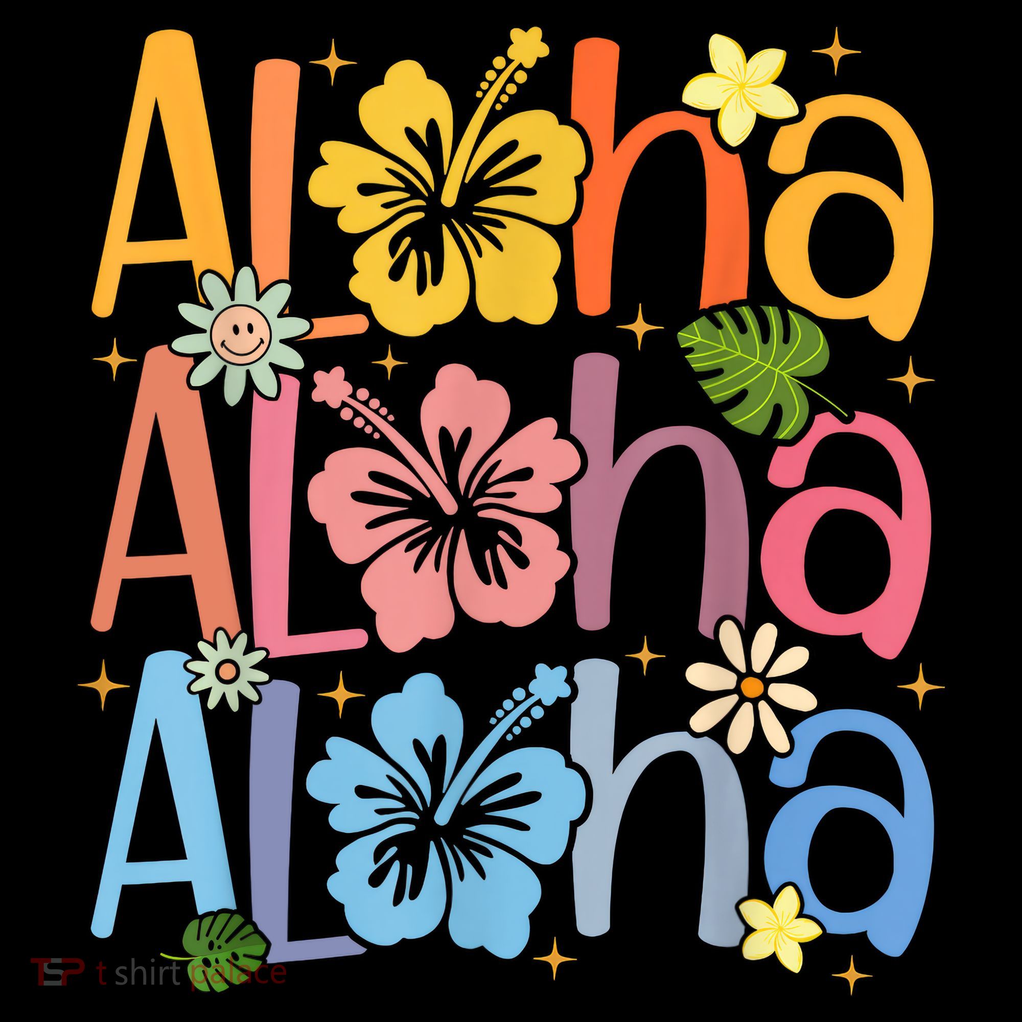 Cute Aloha Hawaiian Summer Vacation Shaka Hibiscus Coffee Mug