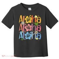 Cute Aloha Hawaiian Summer Vacation Shaka Hibiscus Toddler T-Shirt thumb 0