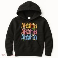Cute Aloha Hawaiian Summer Vacation Shaka Hibiscus Kids Hoodie thumb 0
