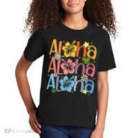 Cute Aloha Hawaiian Summer Vacation Shaka Hibiscus Kids T-Shirt thumb 2