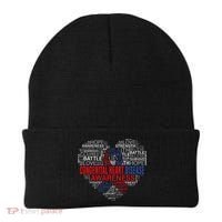 CHD Awareness Heart Disease Fighting Hope Support Warrior Beanie thumb 0