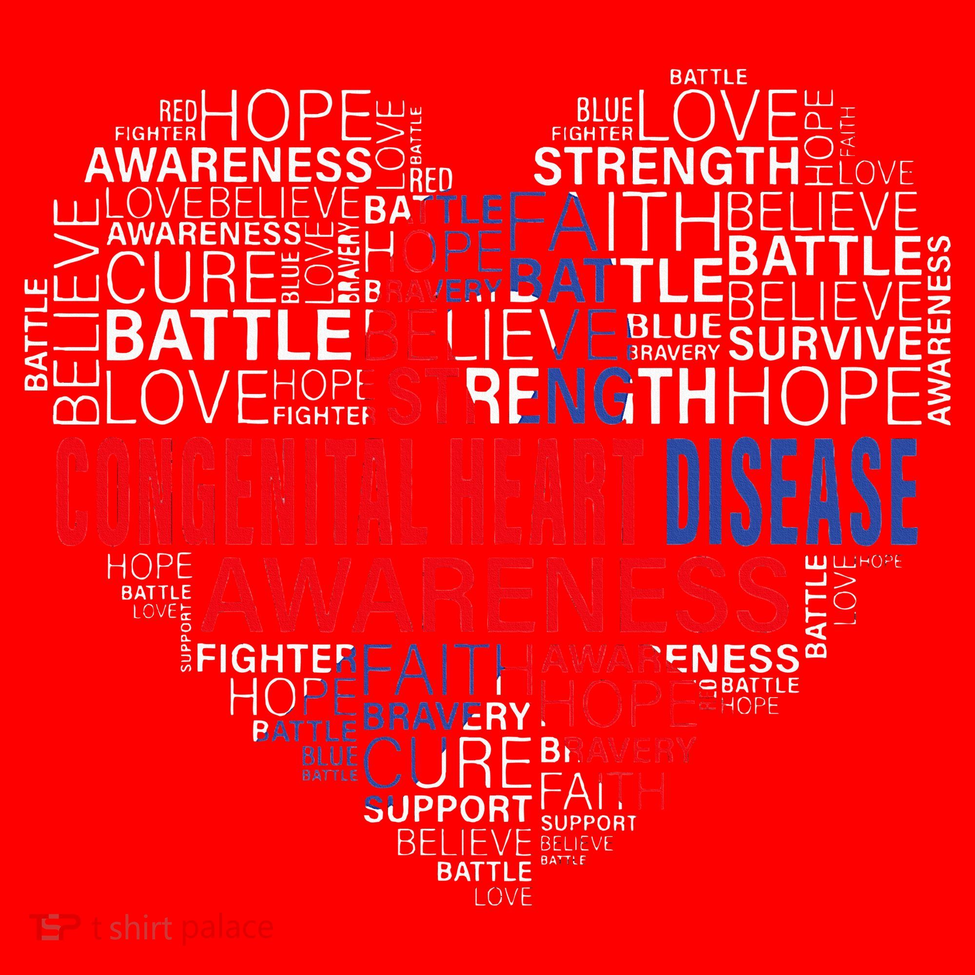 CHD Awareness Heart Disease Fighting Hope Support Warrior Doggie Tank