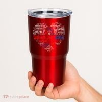 CHD Awareness Heart Disease Fighting Hope Support Warrior Tumbler thumb 2