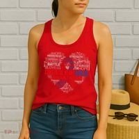 CHD Awareness Heart Disease Fighting Hope Support Warrior Women's Tank Top thumb 2
