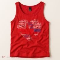 CHD Awareness Heart Disease Fighting Hope Support Warrior Tank Top thumb 2