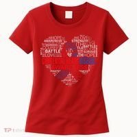 CHD Awareness Heart Disease Fighting Hope Support Warrior Women's T-Shirt thumb 0