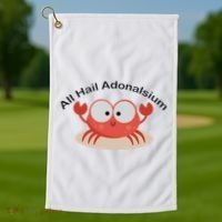 Crab All Hail Adonalsium Golf Towel thumb 1
