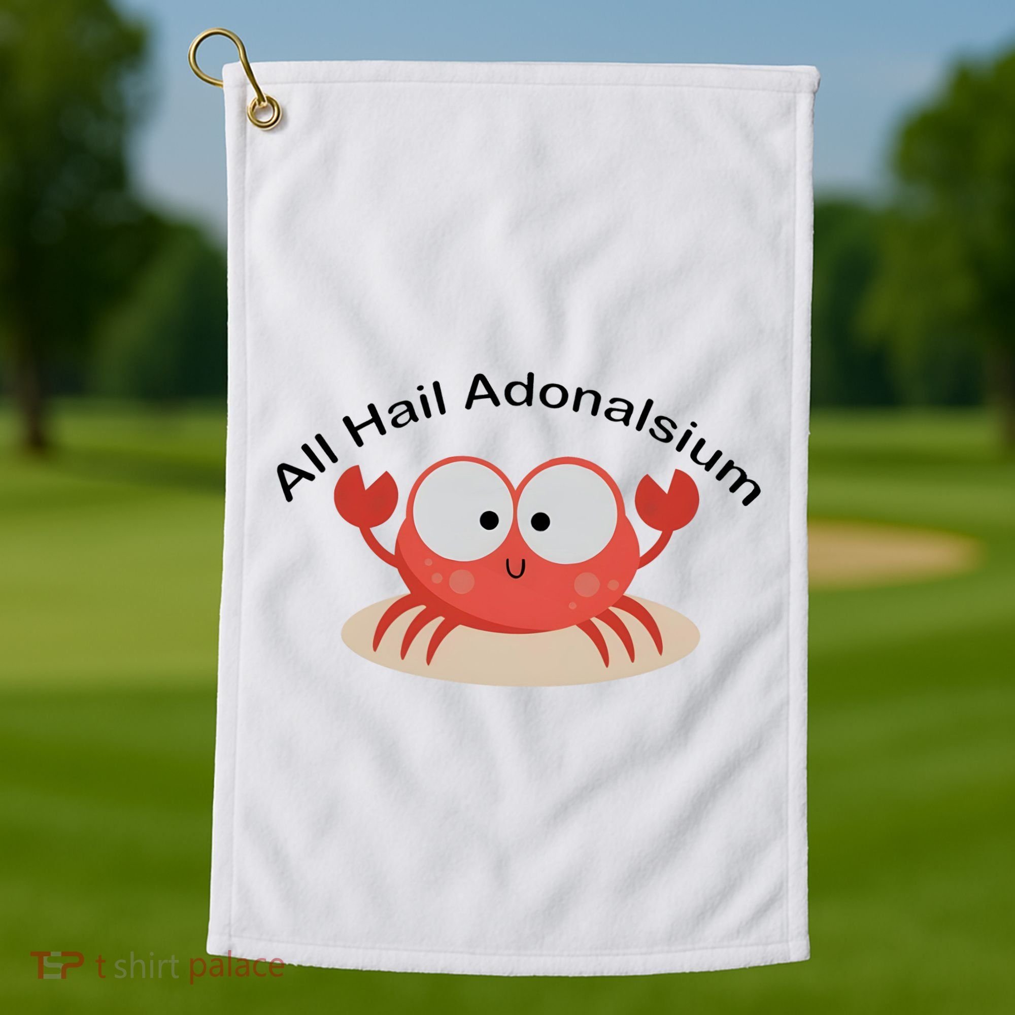 Crab All Hail Adonalsium Golf Towel