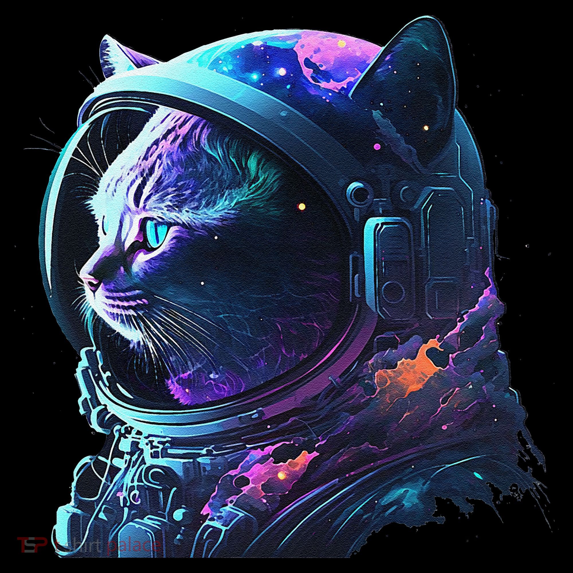 Cat Astronaut In Space Suit And Helmet In The Cosmos Funny Coffee Mug