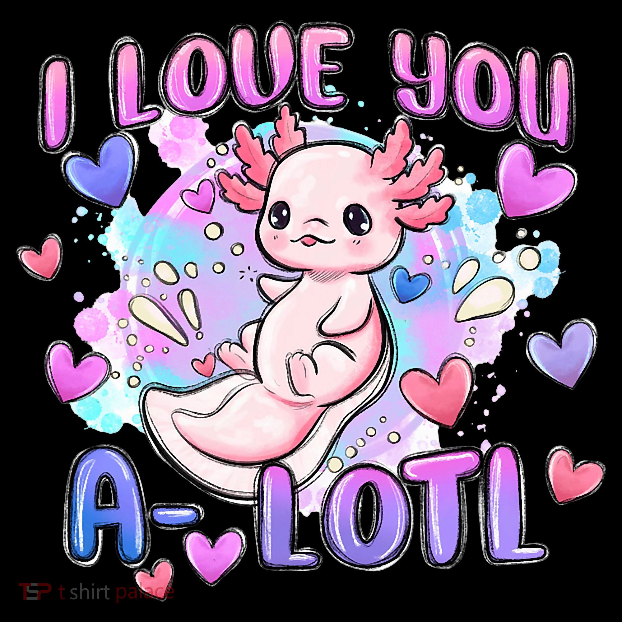 Cute Axolotl I Love You A-Lotl Valentines Day   Coffee Mug