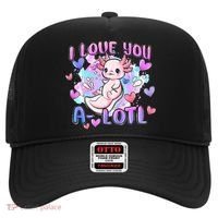 Cute Axolotl I Love You A-Lotl Valentines Day   Hat thumb 0