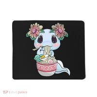 Cute Anime Ideas For Teen Axolotl Eating Ramen Kawaii  Mousepad thumb 0