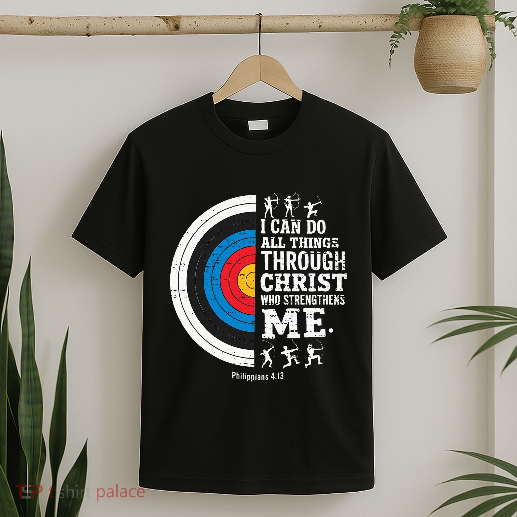 Christian Archery I Can Do All Things Religious Faith T-Shirt