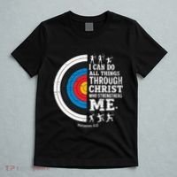 Christian Archery I Can Do All Things Religious Faith T-Shirt thumb 5