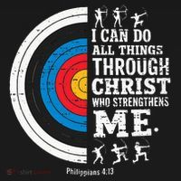 Christian Archery I Can Do All Things Religious Faith Women's Hoodie thumb 2