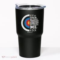 Christian Archery I Can Do All Things Religious Faith Tumbler thumb 0