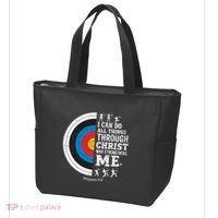 Christian Archery I Can Do All Things Religious Faith Tote Bag thumb 3