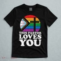Christian Ally Inclusive Pride Clergy This Pastor Loves You T-Shirt thumb 5