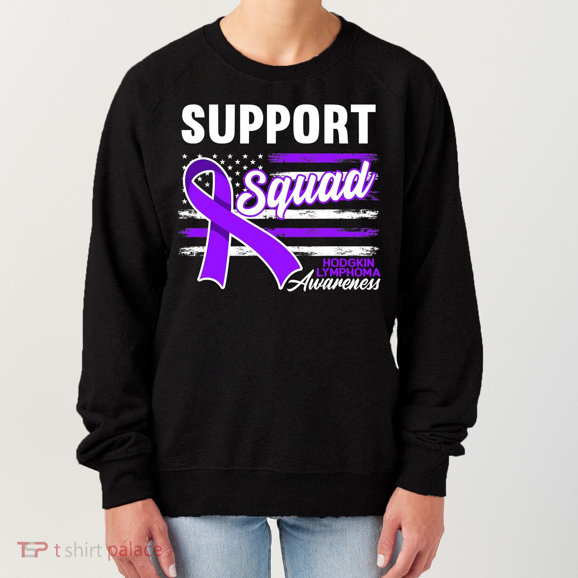 Cancer Awareness I Support Squad I Hodgkin Lymphoma Women's Sweatshirt