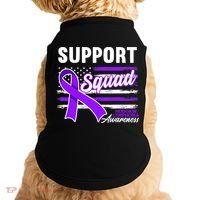 Cancer Awareness I Support Squad I Hodgkin Lymphoma Doggie Tank thumb 0