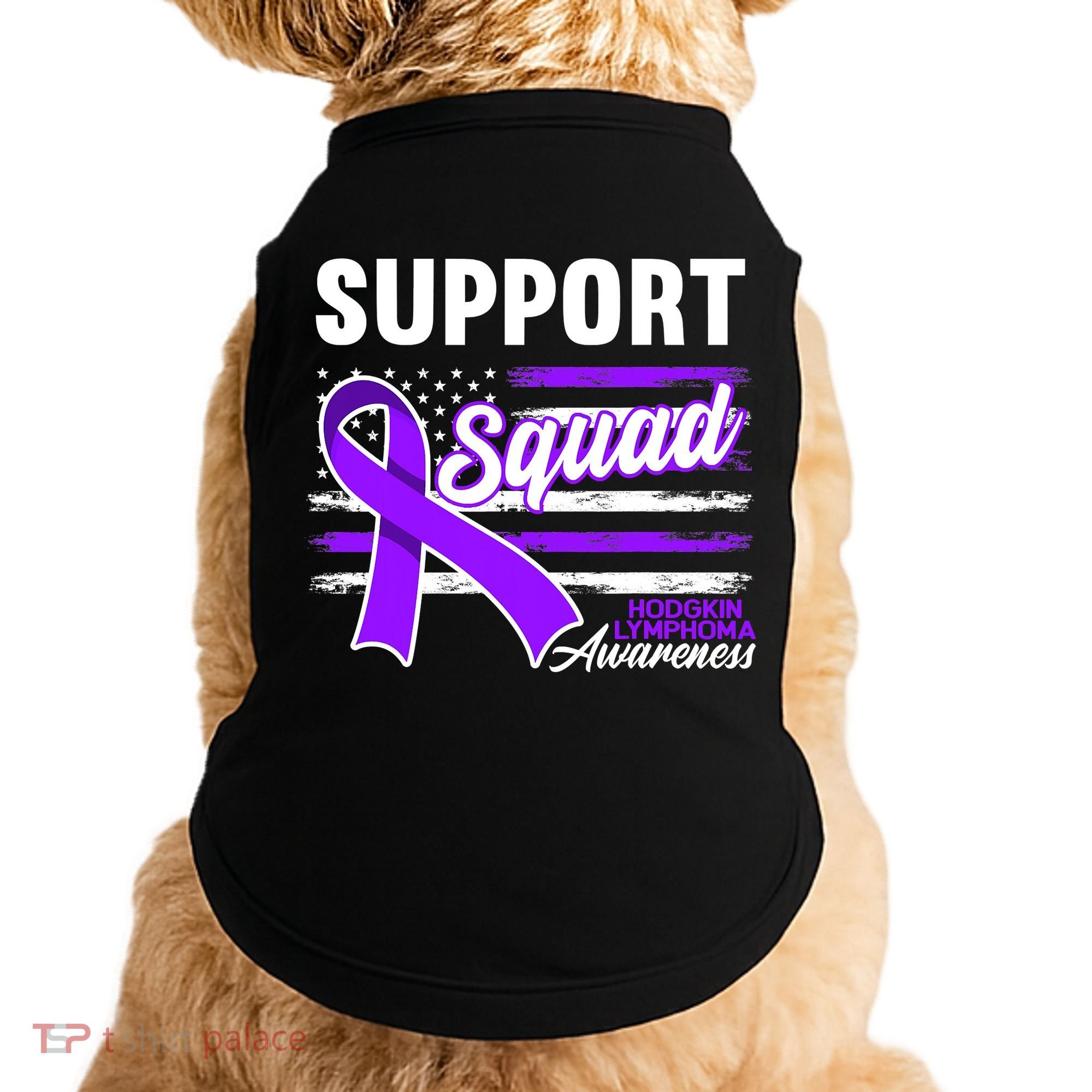 Cancer Awareness I Support Squad I Hodgkin Lymphoma Doggie Tank