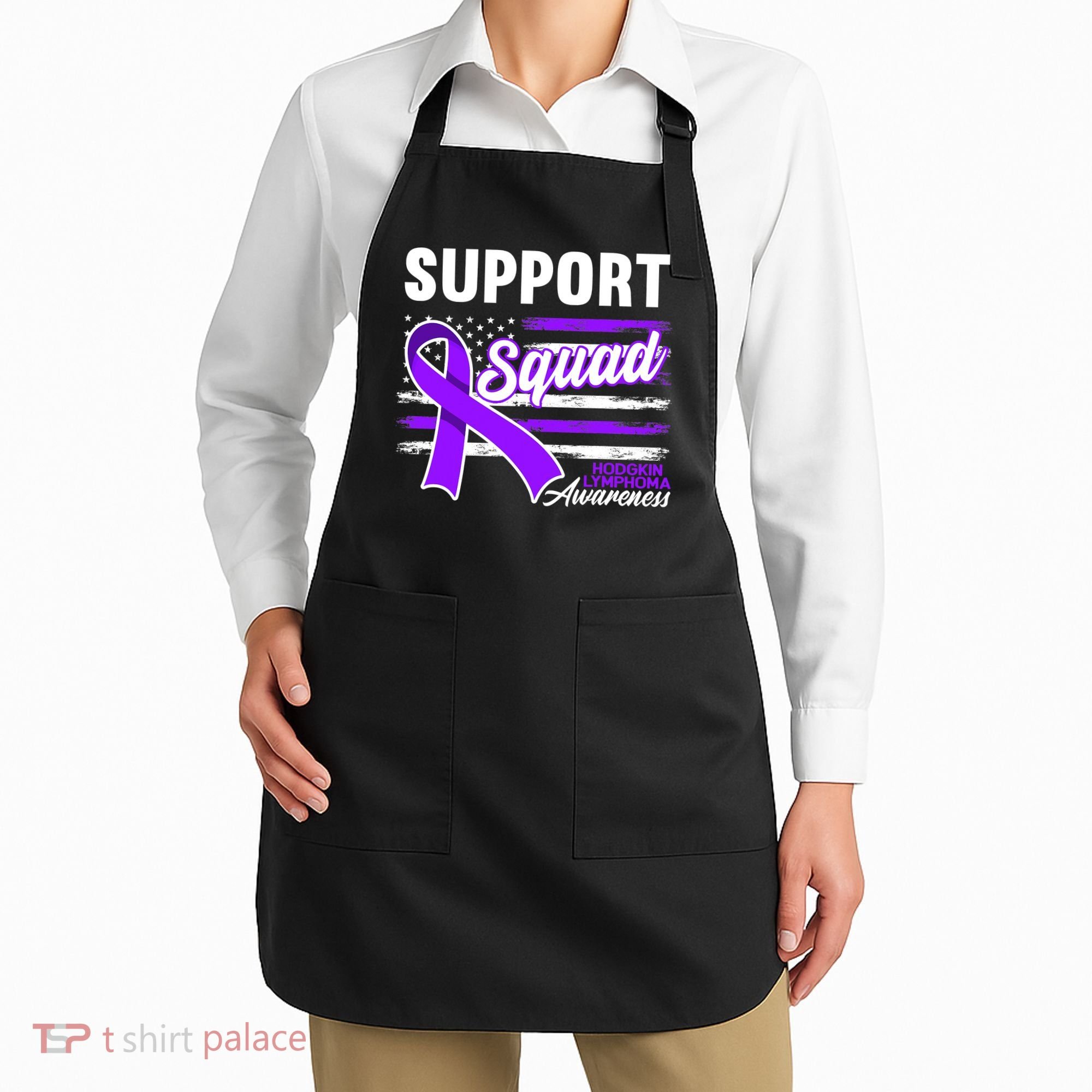 Cancer Awareness I Support Squad I Hodgkin Lymphoma Apron