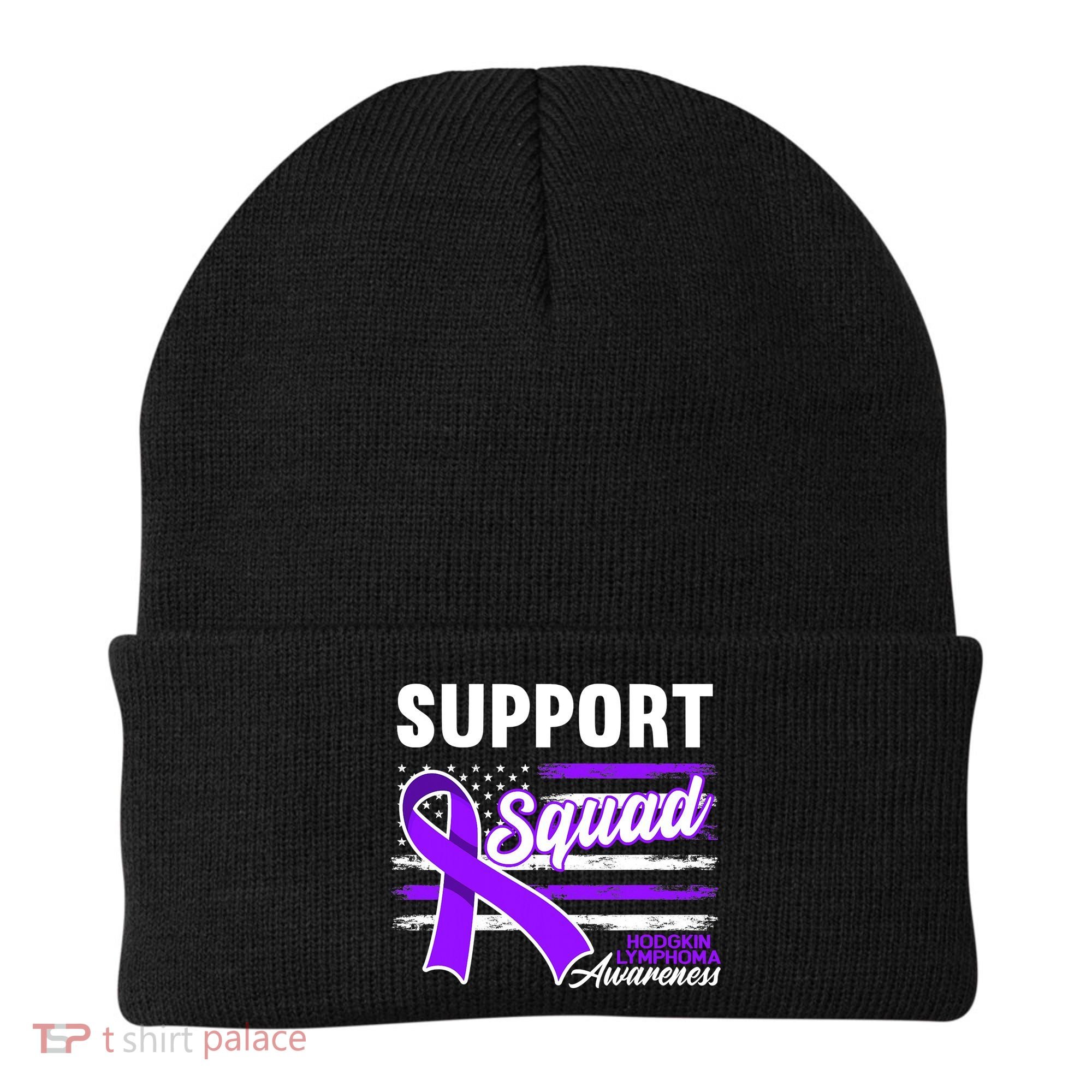 Cancer Awareness I Support Squad I Hodgkin Lymphoma Beanie