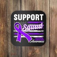 Cancer Awareness I Support Squad I Hodgkin Lymphoma Coaster thumb 0